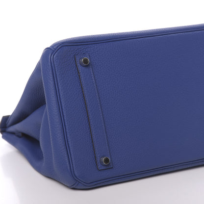 Hermes Togo Birkin 35 Bleu Electrique 10 of 11