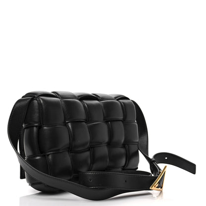 Bottega Veneta Nappa Maxi Intreccio Padded Cassette Crossbody Bag Black 3 of 7
