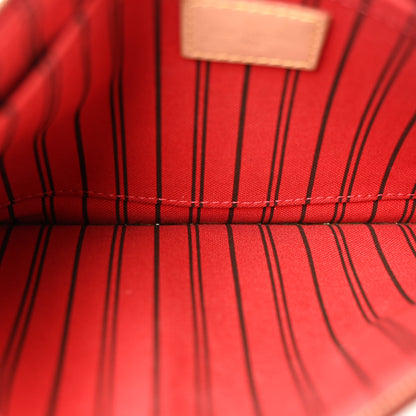 Louis Vuitton Monogram Neverfull MM GM Pochette Cherry 5 of 11