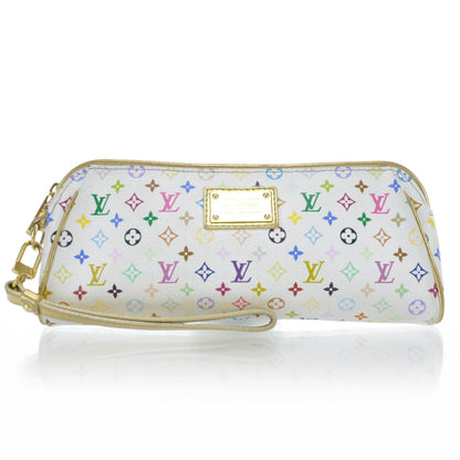 Louis Vuitton Monogram Multicolor Kate Clutch White 1 of 7