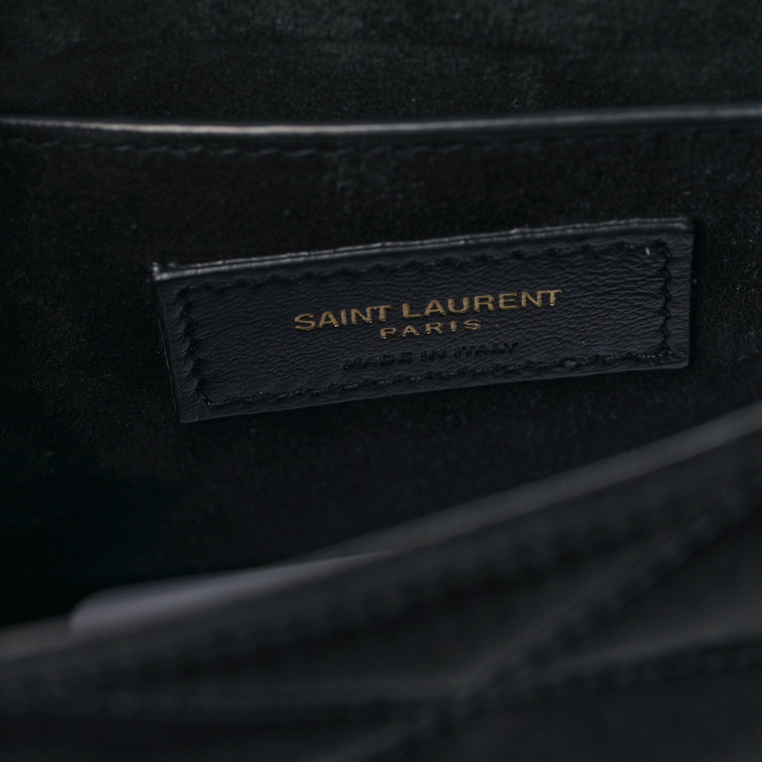 Saint Laurent Satin Quilted Le 57 Diamond Shoulder Bag Black 5 of 7