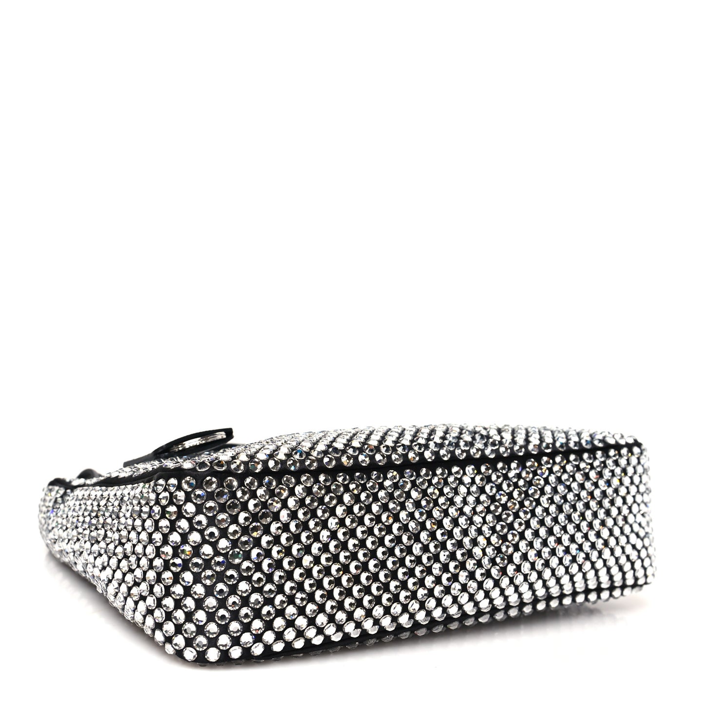 Satin Crystal Mini Re-Edition 2000 Bag Cristal