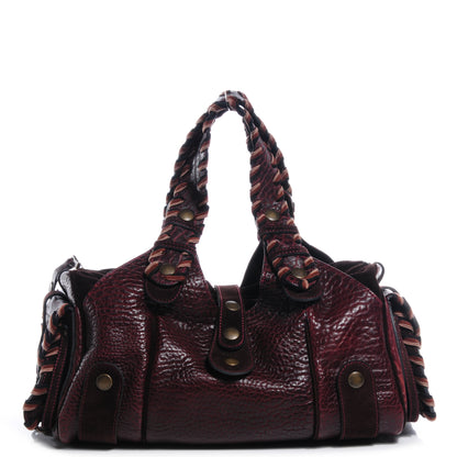Chloe Buffalo Suede Silverado Shoulder Bag Bordeaux 1 of 7