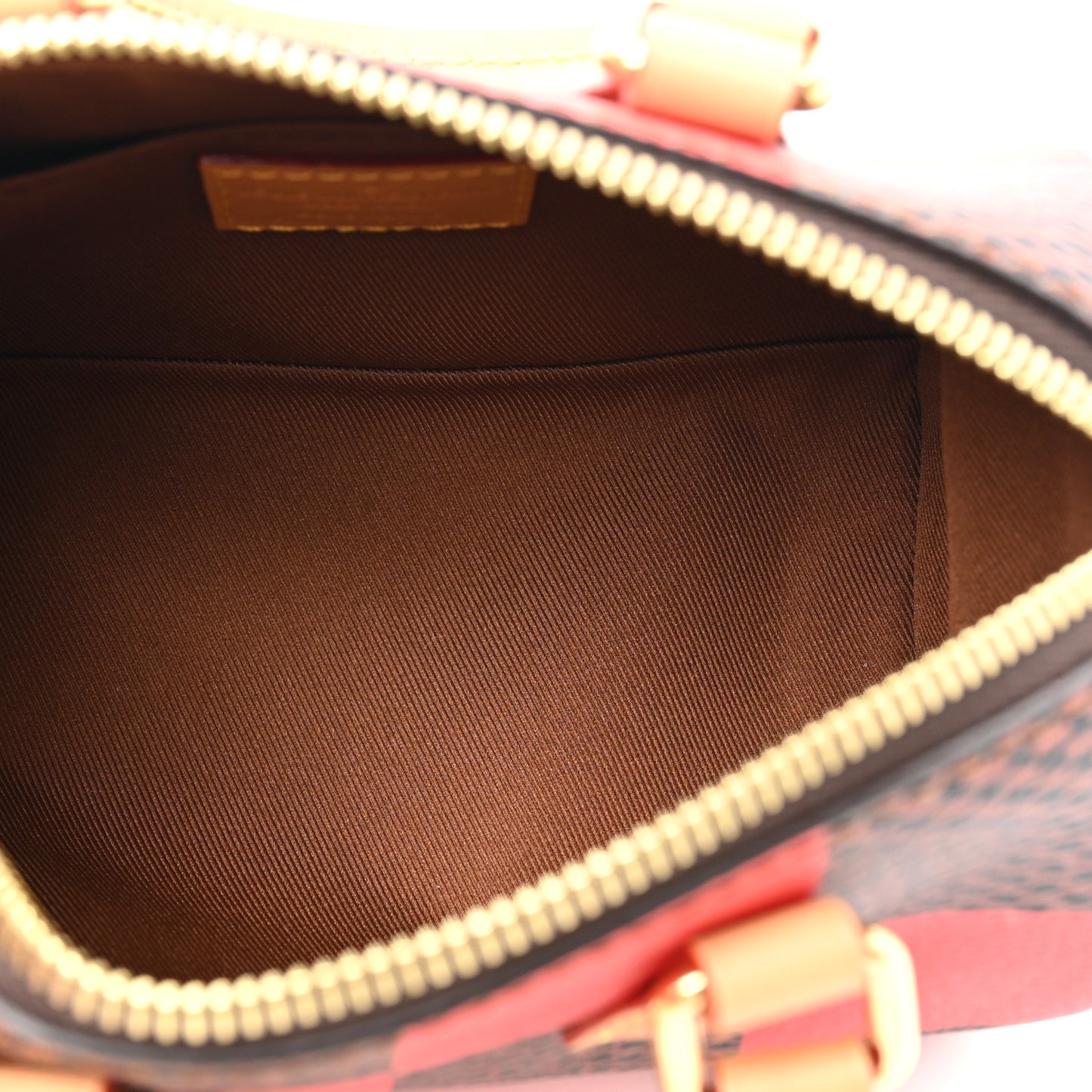 Damier Pop Speedy Bandouliere 18 Red
