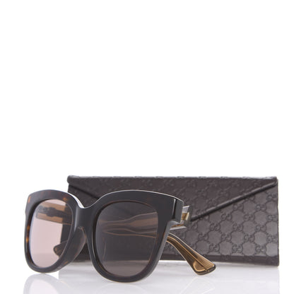 Gucci Acetate Square Frame Sunglasses GG3756FS Tortoise 8 of 8