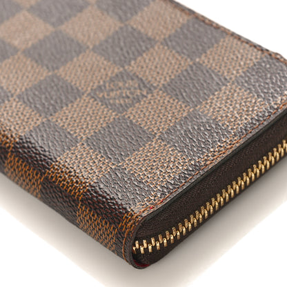 Louis Vuitton Damier Ebene Clemence Wallet Cherry 8 of 8