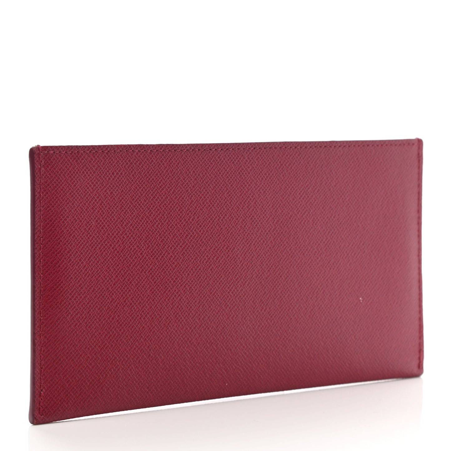 Calfskin Felicie Card Holder Insert Fuchsia