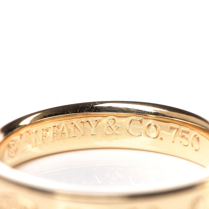 Tiffany 18K Yellow Gold Narrow 1837 Ring 52 6 4 of 5