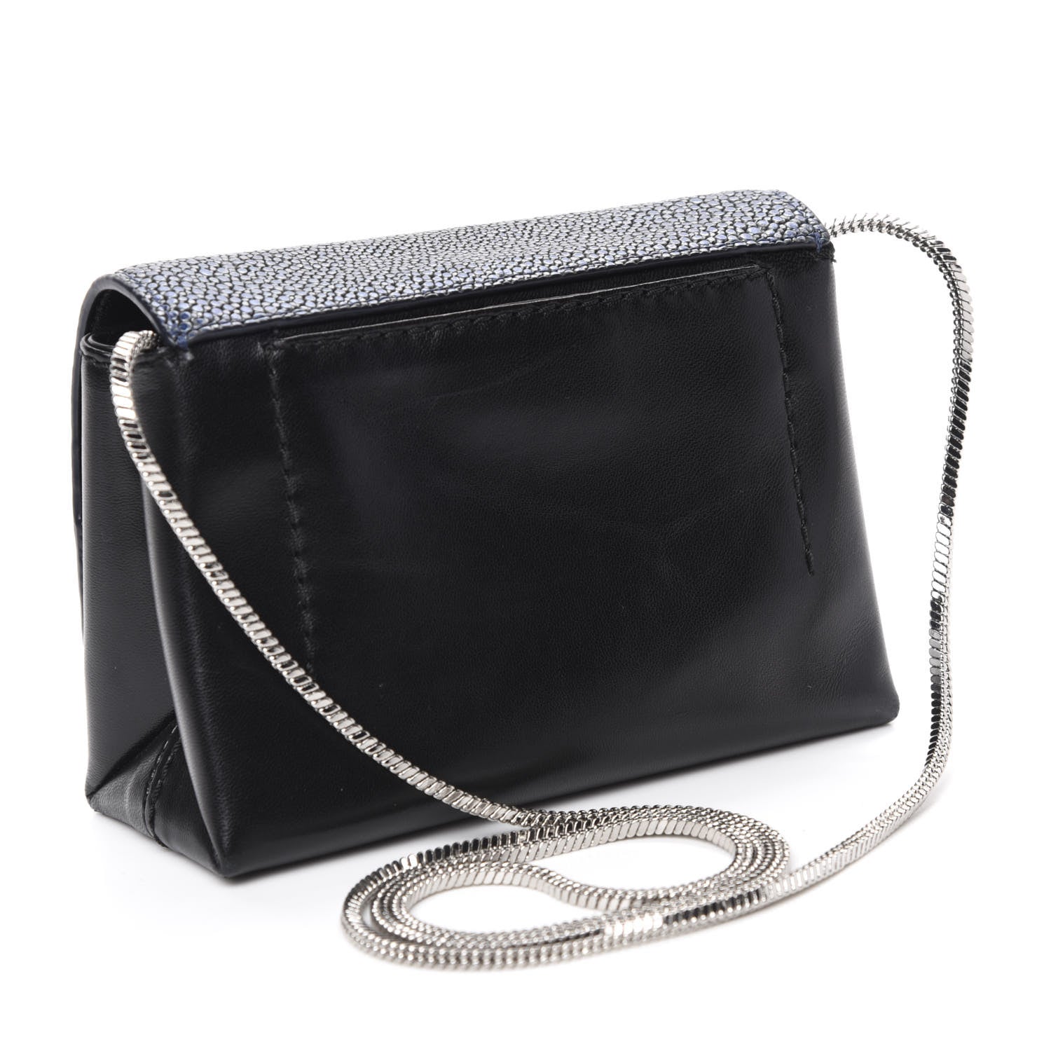 3.1 Phillip Lim 3.1 Calfskin Stingray Embossed Micro Alix Crossbody Bag Black 3 of 10