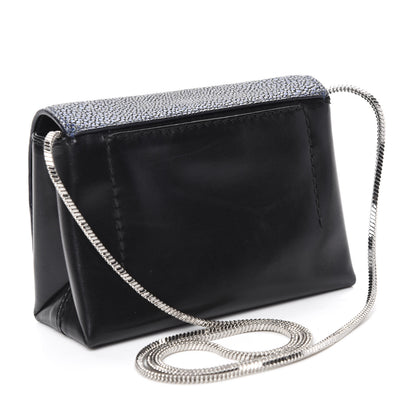 3.1 Phillip Lim 3.1 Calfskin Stingray Embossed Micro Alix Crossbody Bag Black 3 of 10