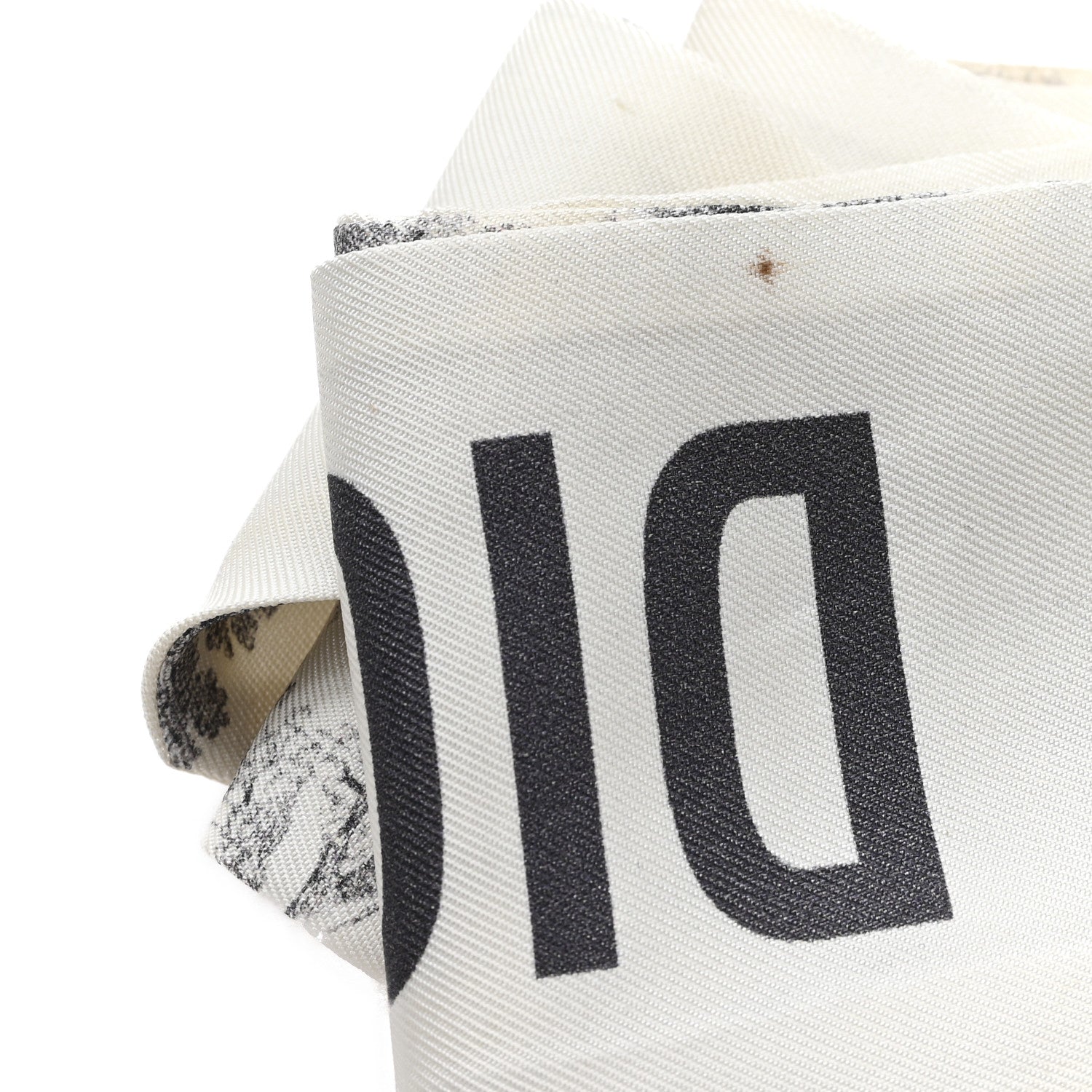 Christian Dior Silk Toile De Jouy Mitzah Scarf White 4 of 5