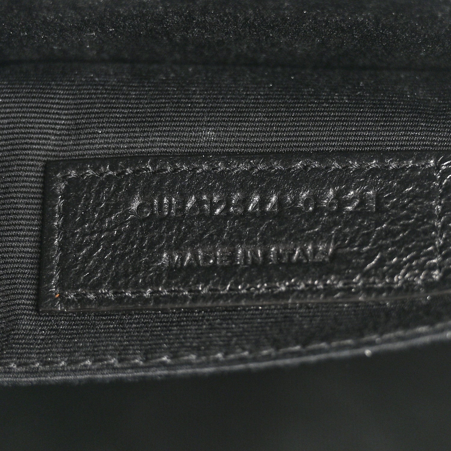 Saint Laurent Calfskin Matelasse Monogram Lou Camera Bag Dark Beige 7 of 14