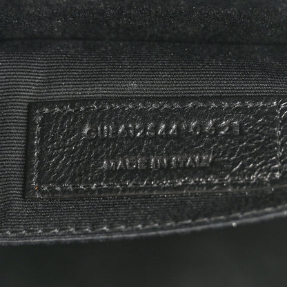 Saint Laurent Calfskin Matelasse Monogram Lou Camera Bag Dark Beige 7 of 14