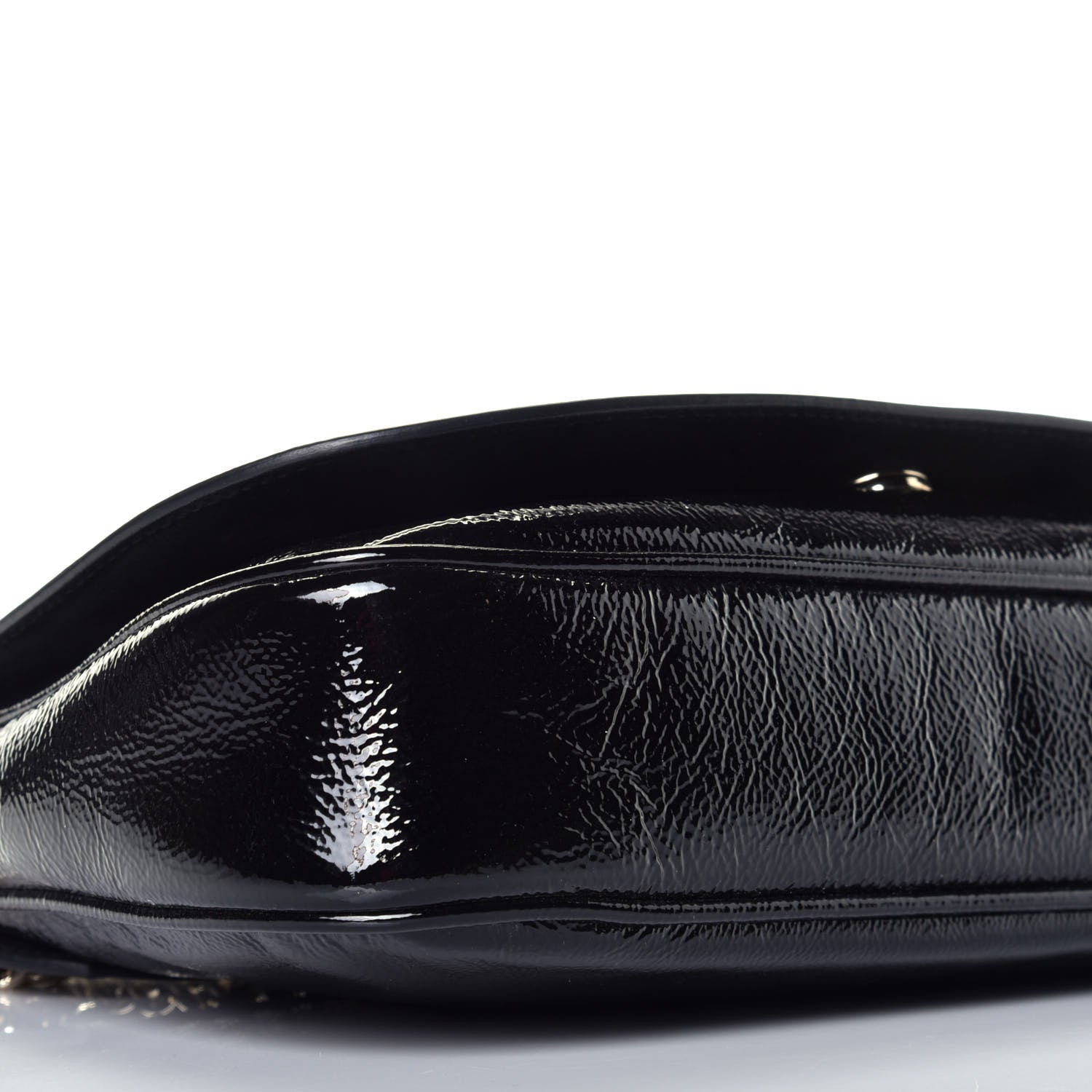 Gucci Patent Medium Soho Flap Crossbody Black 8 of 9