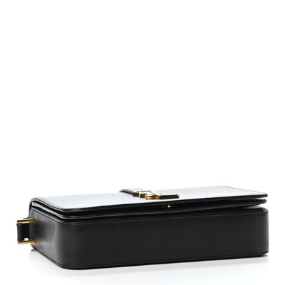 Saint Laurent Smooth Calfskin Medium Classic Monogram Universite Bag Black 3 of 4