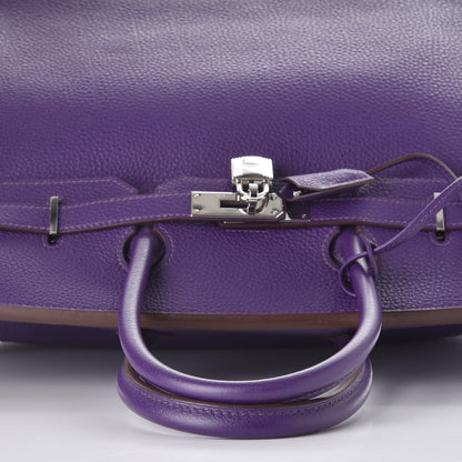Hermes Togo Birkin 35 Iris 10 of 26