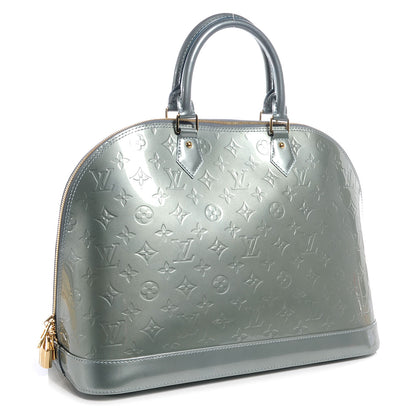 Louis Vuitton Vernis Alma GM Givre 3 of 8