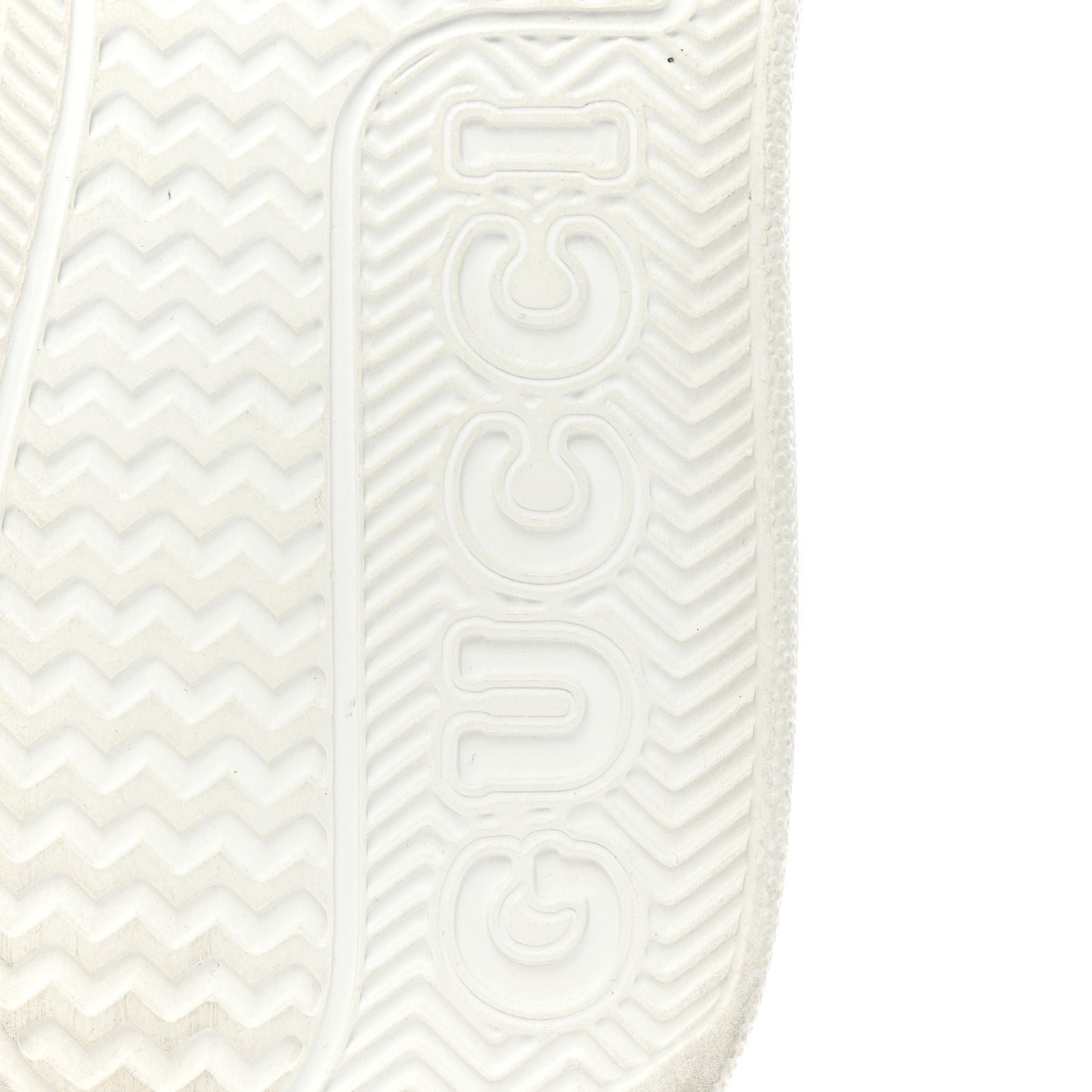 Calfskin GG Tennis Embossed Perforated Womens Platform 55mm Sneakers 42 Great White