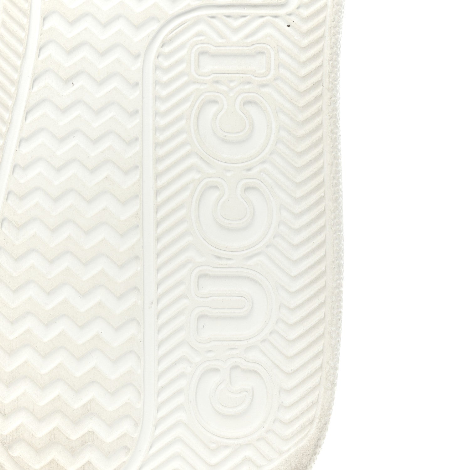 Gucci Calfskin GG Tennis Embossed Perforated Womens Platform 55mm Sneakers 42 Great White 7 of 10