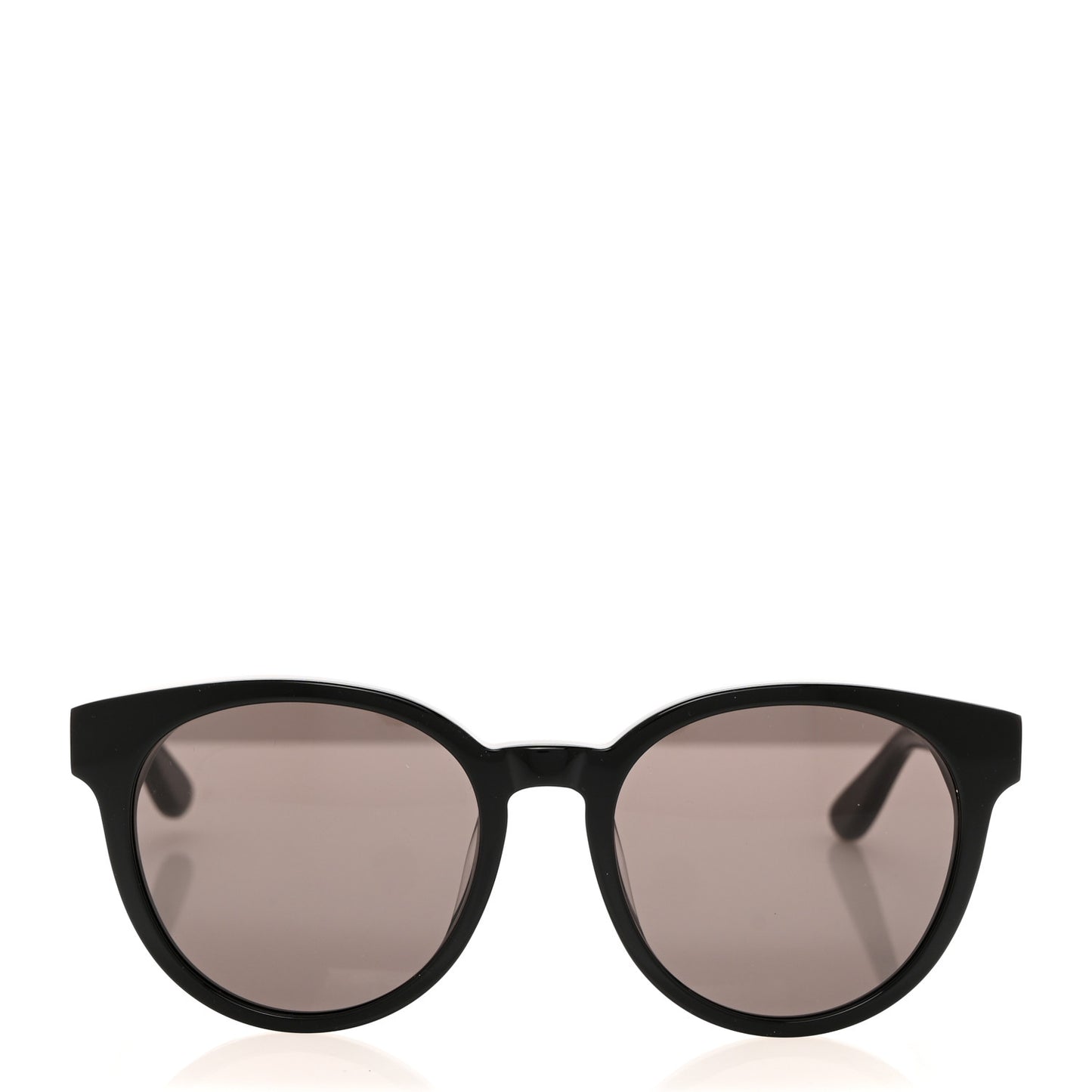Acetate Round Sunglasses SLM25K Black Black