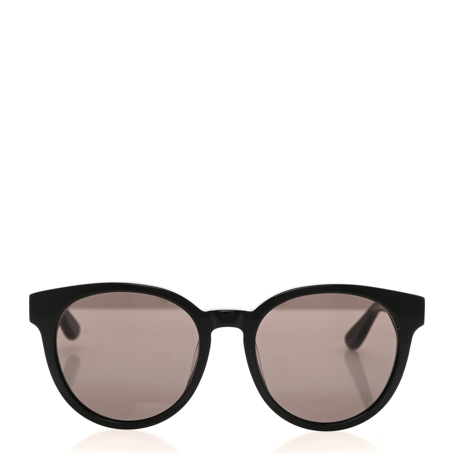Saint Laurent Acetate Round Sunglasses SLM25K Black Black 2 of 7