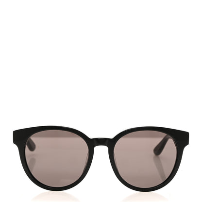 Saint Laurent Acetate Round Sunglasses SLM25K Black Black 2 of 7