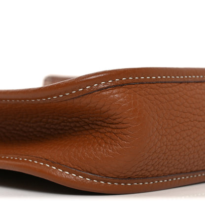 Hermes Taurillon Clemence Amazone Evelyne TPM Gold 9 of 10