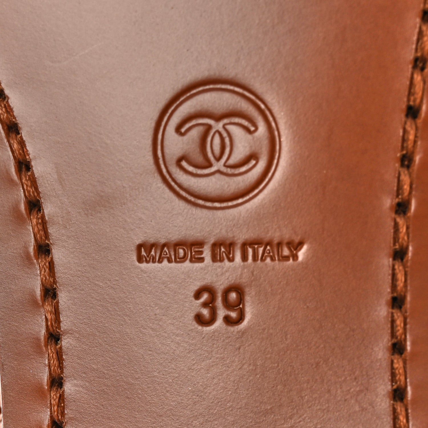 Chanel Calfskin CC Logo Mid Calf Boots 39 Caramel 6 of 15