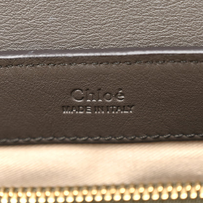 Chloe Calfskin Crocodile Embossed Small Faye Day Shoulder Bag Profound Brown 6 of 10