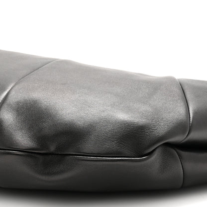 Saint Laurent Lambskin Small Amalia Hobo Black 10 of 11