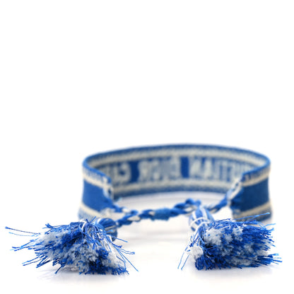 Christian Dior Woven Cotton J'Adior Friendship Bracelet Blue 3 of 3