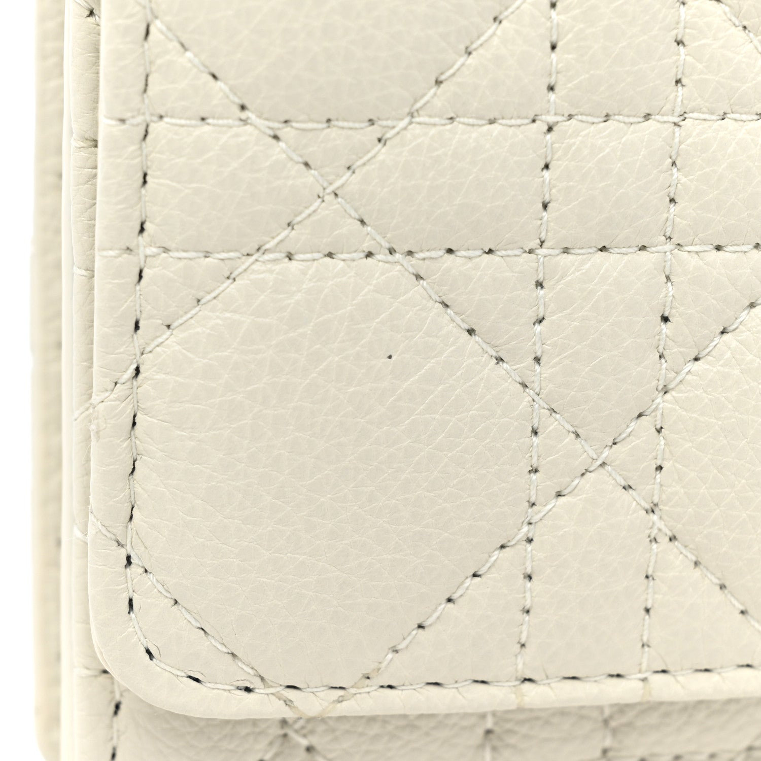 Christian Dior Supple Calfskin Caro Pouch with Chain Latte 11 of 15