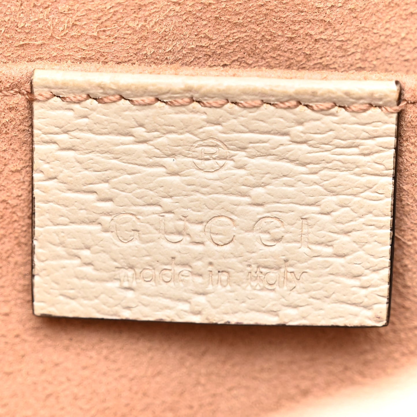 GG Supreme Monogram Textured Calfskin Web Mini Ophidia Shoulder Bag Beige Ebony Mystic White