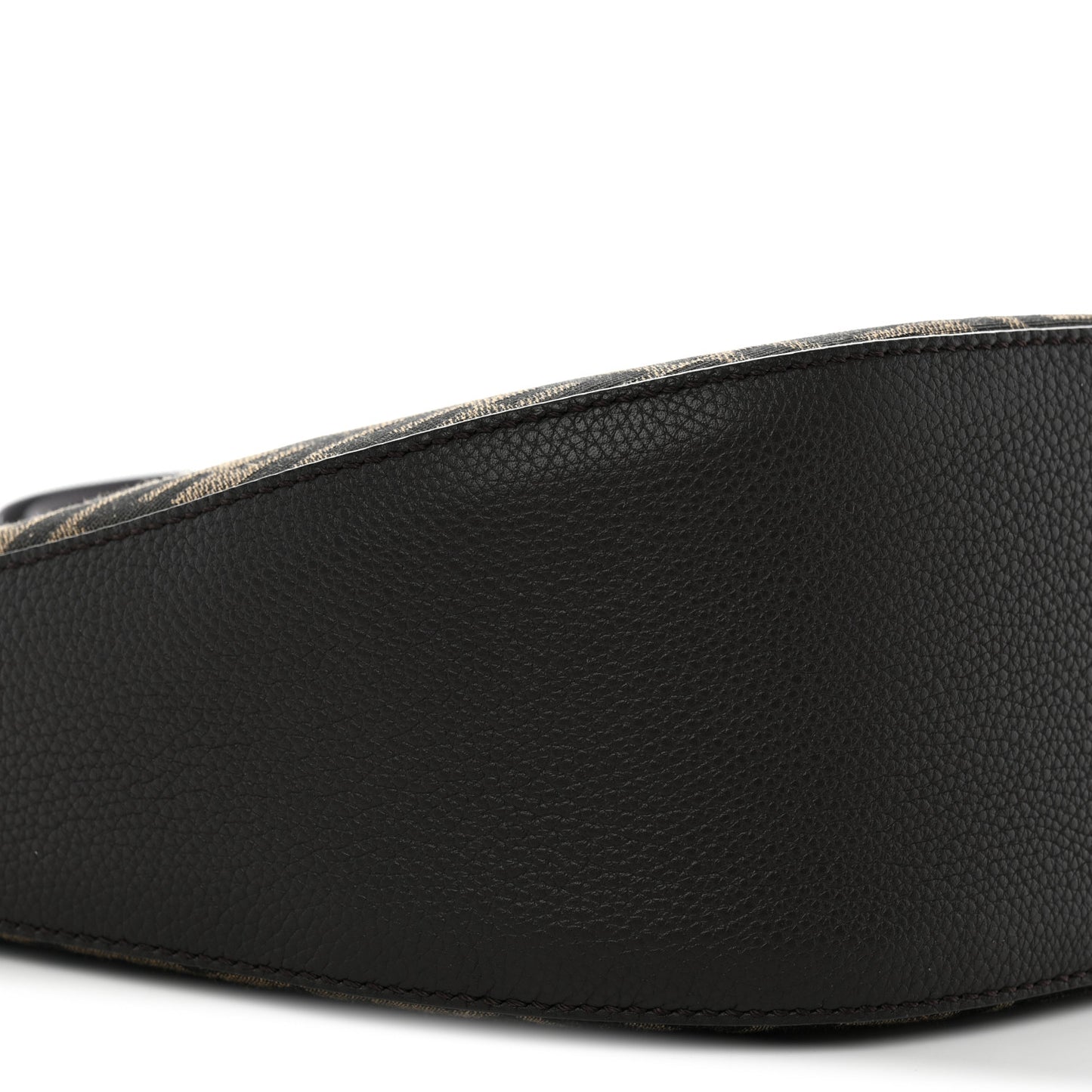 Fabric Jacquard FF Melon Bag Tobacco Black