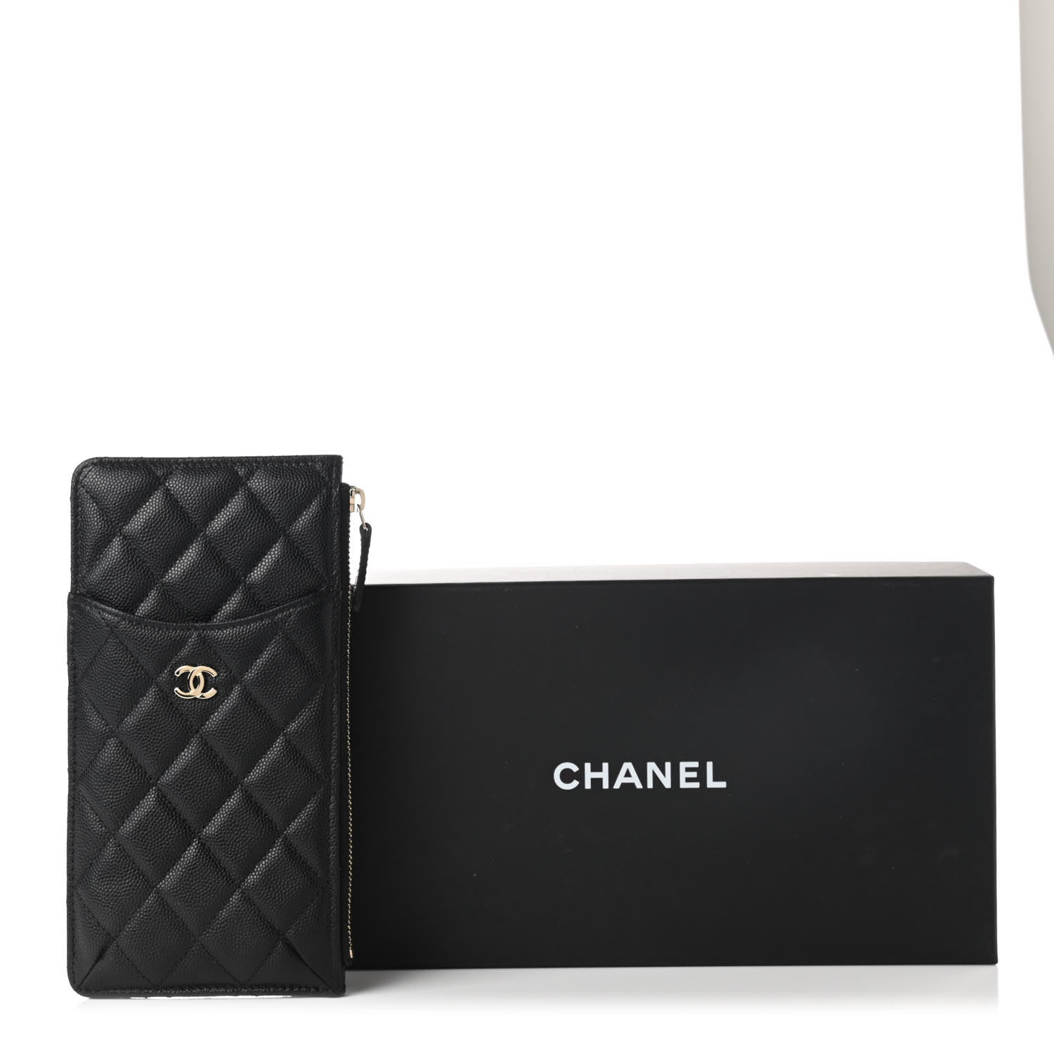 Chanel Caviar Quilted Classic iPhone Pouch Black 8 of 8