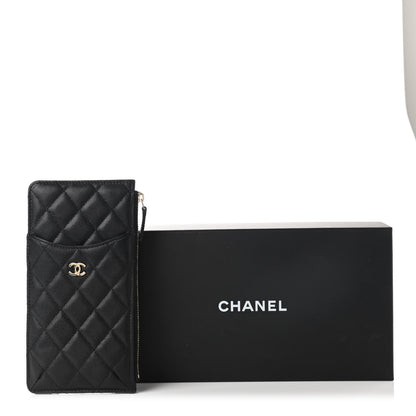 Chanel Caviar Quilted Classic iPhone Pouch Black 8 of 8
