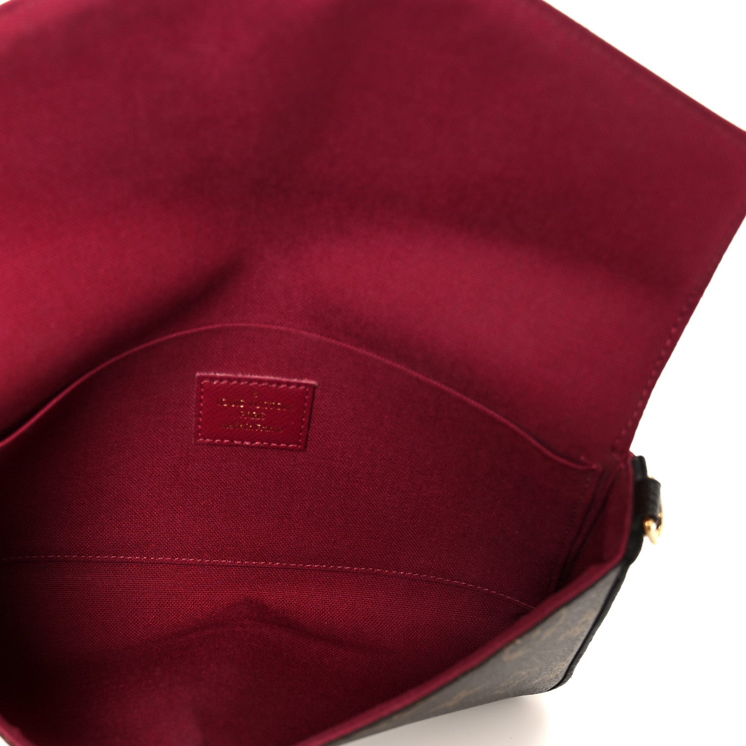 Louis Vuitton Monogram Pochette Felicie Chain Wallet Fuchsia 6 of 15