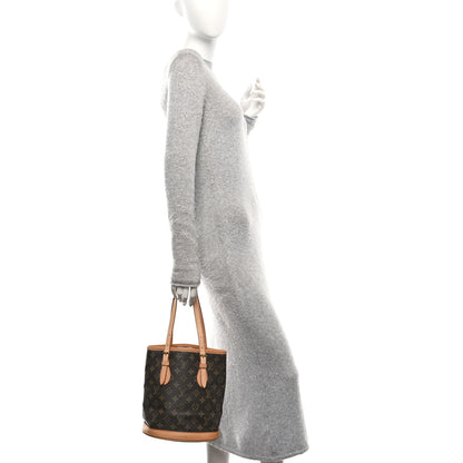Louis Vuitton Monogram Petit Bucket 23 2 of 10