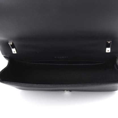 Burberry Grainy Calfskin Quilted Lola Bag Black 5 of 10