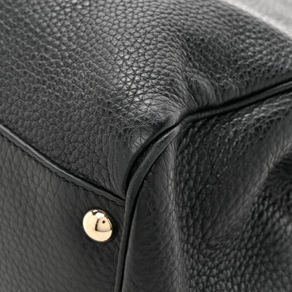 Gucci Cellarius Calfskin Mini Bamboo Shopper Tote Black 14 of 15