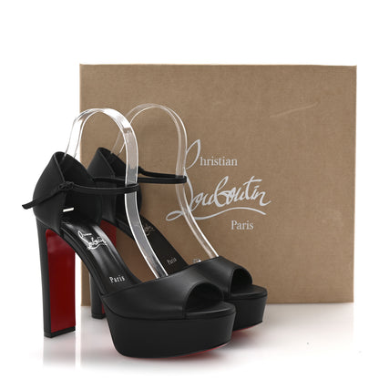Christian Louboutin Nappa Sandaloo 130 Sandals 39 Black 9 of 9