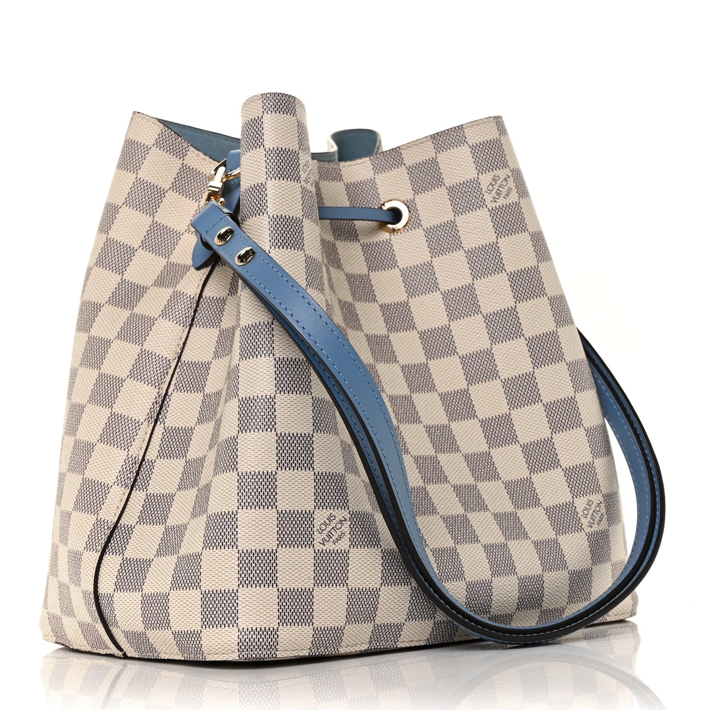 Damier Azur Neonoe MM Bleuet