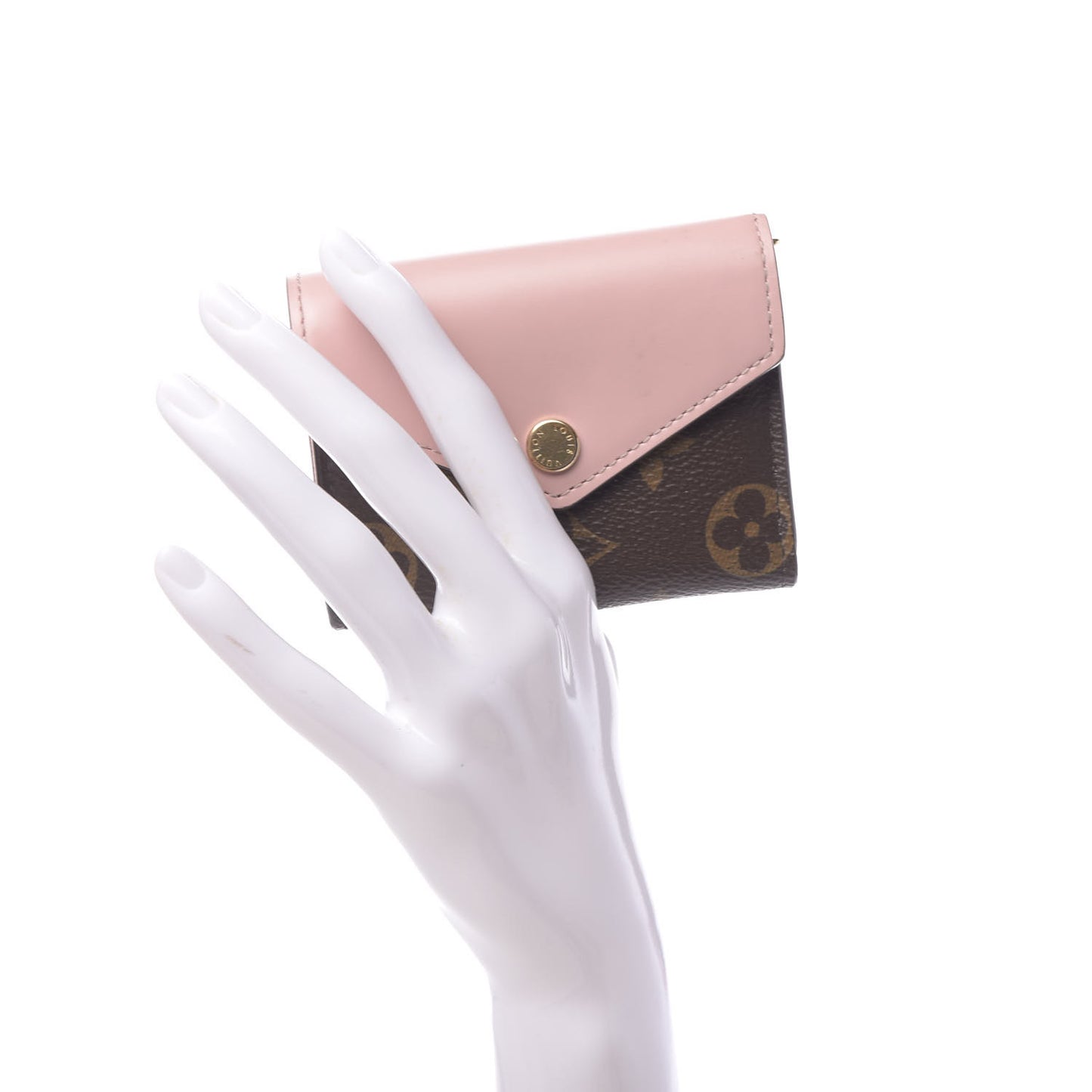 Monogram Zoe Wallet Rose Ballerine