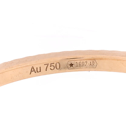 Gucci 18K Yellow Gold GG Running Charm Ring 49 4.75 5 of 5
