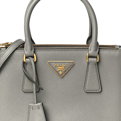 Prada Saffiano Small Galleria Double Zip Tote Nube 8 of 10