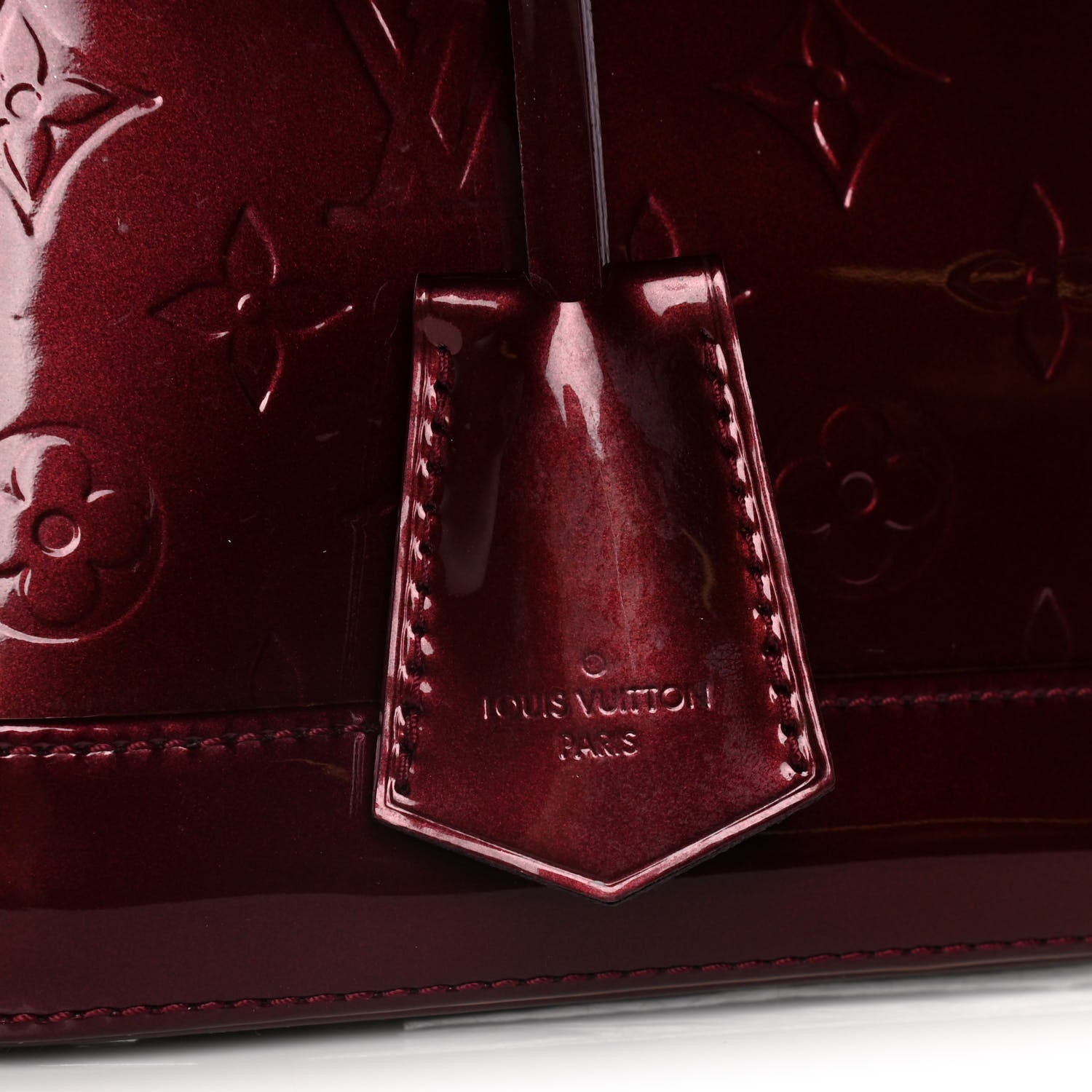 Louis Vuitton Vernis Alma PM Rouge Fauviste 7 of 14