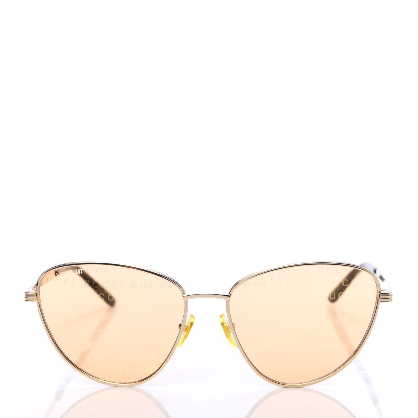 Cat Eye Logo Sunglasses GG0803S Gold