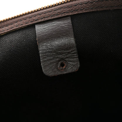 Burberry Haymarket Check Duffle Bag Dark Brown 18 of 18