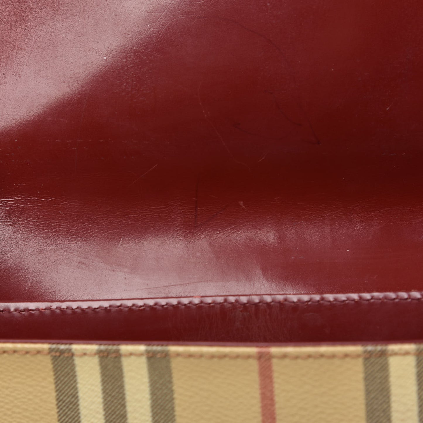 Haymarket Check Shoulder Bag Military Red