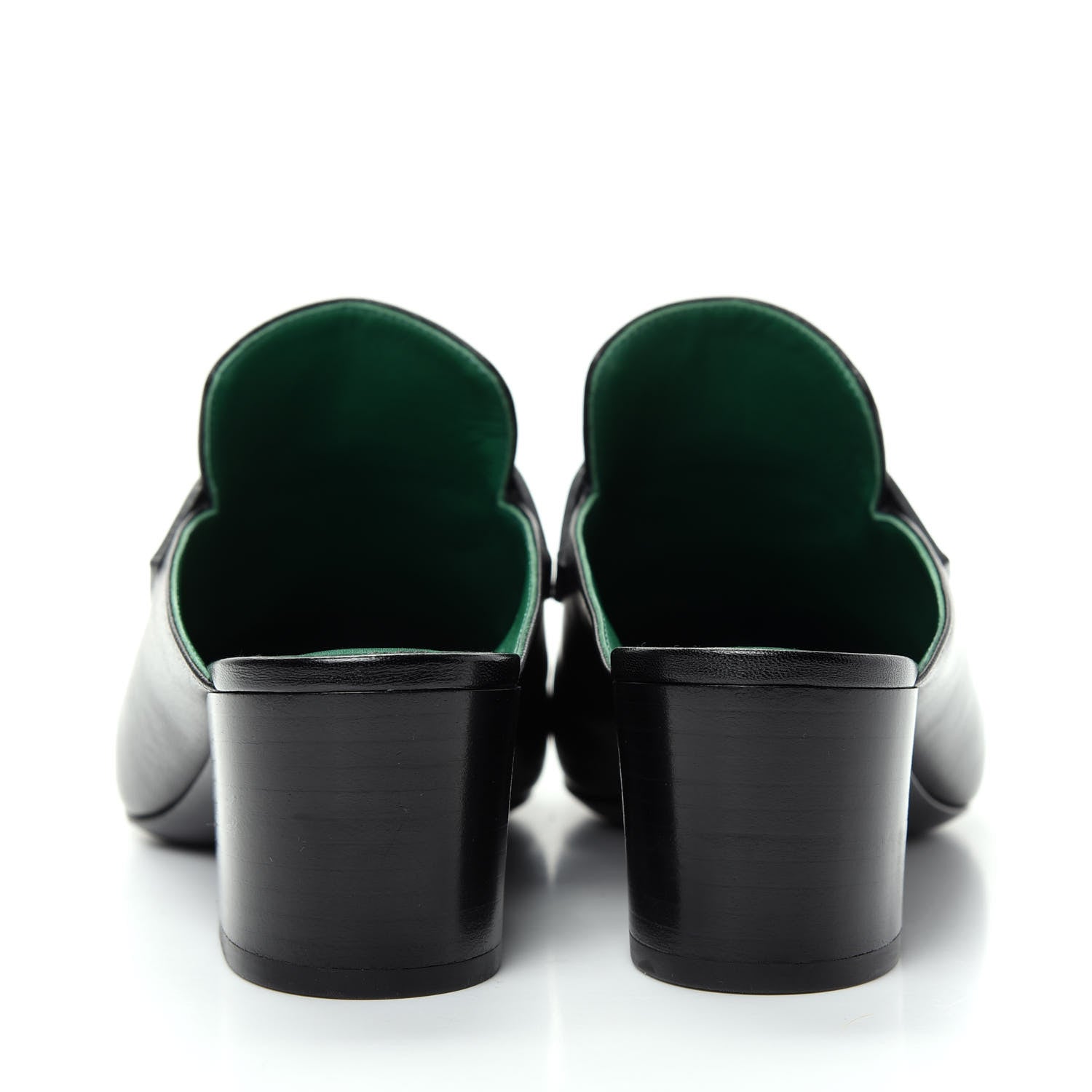 Hermes Goatskin Paradis Mules 39 Black 7 of 11